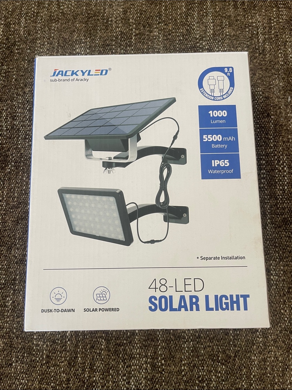 JACKYLED 48- LED solar light